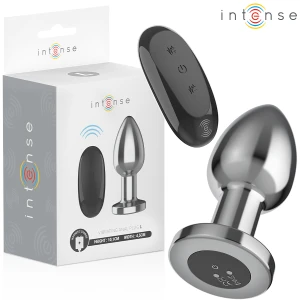 INTENSE - PLUG ANAL 10 VIBRATIONS MÃTAL AVEC TÃLÃCOMMANDE L